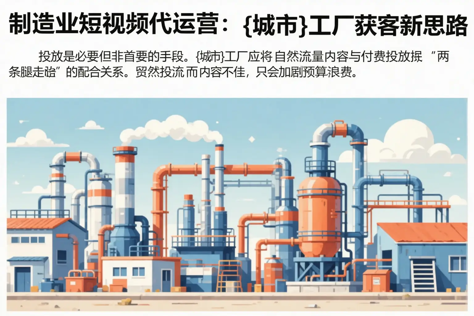 制造业短视频代运营：曲靖工厂获客新思路
