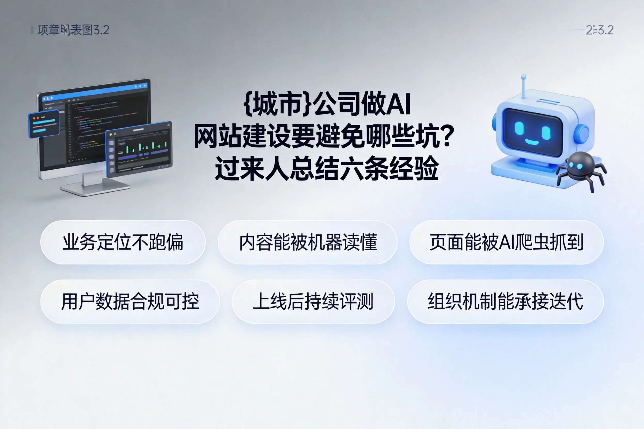 曲靖公司做AI网站建设要避免哪些坑？过来人总结六条经验