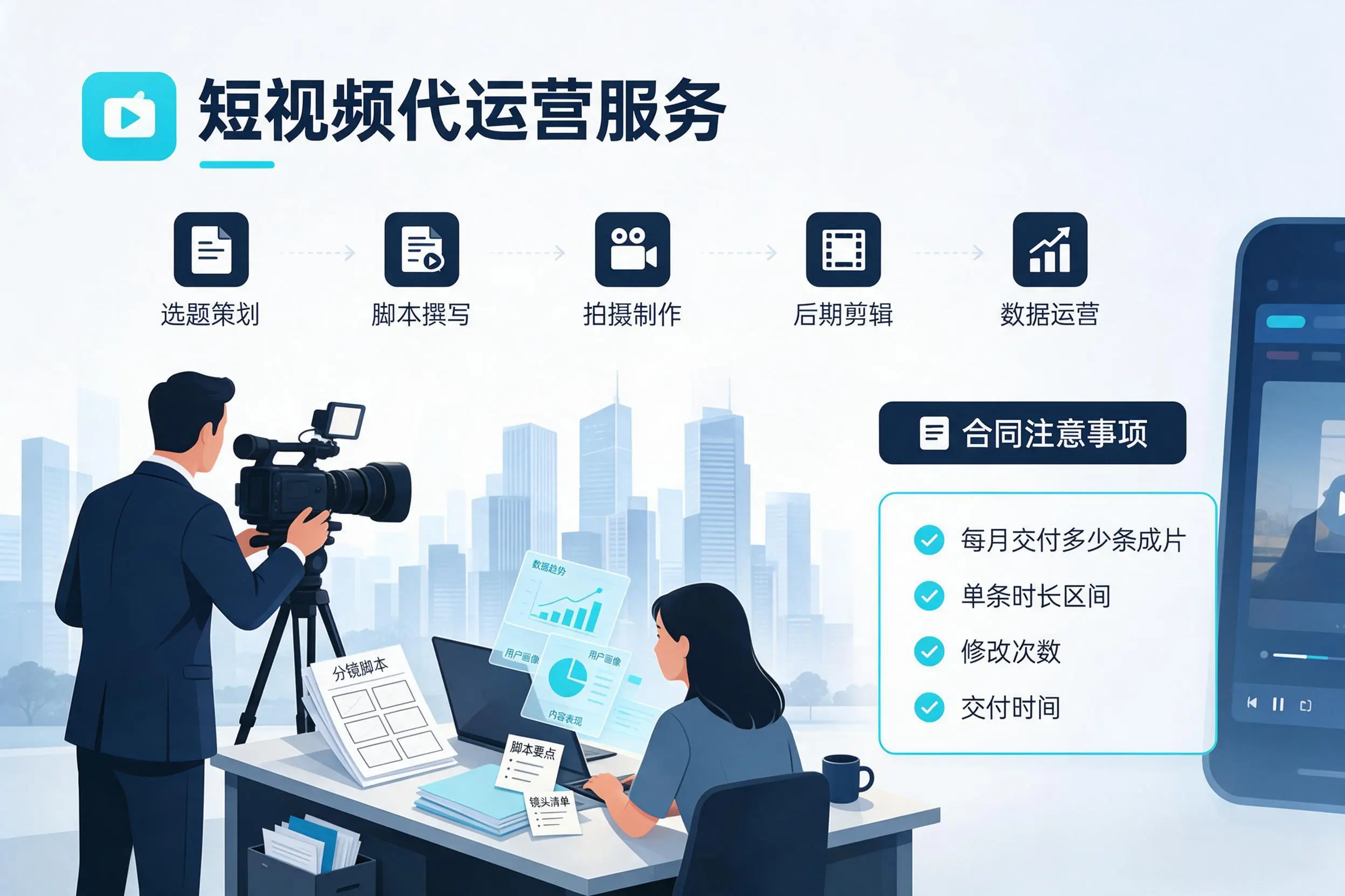 短视频代运营包含哪些服务？曲靖企业常见问题科普