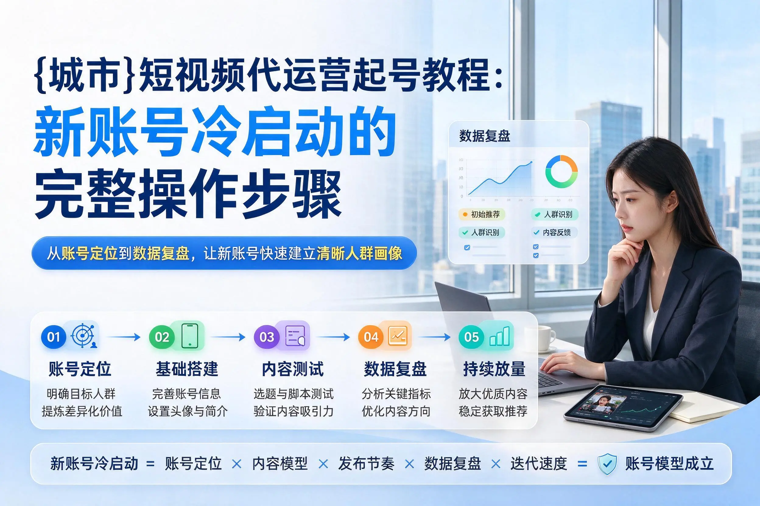 曲靖短视频代运营起号教程：新账号冷启动的完整操作步骤