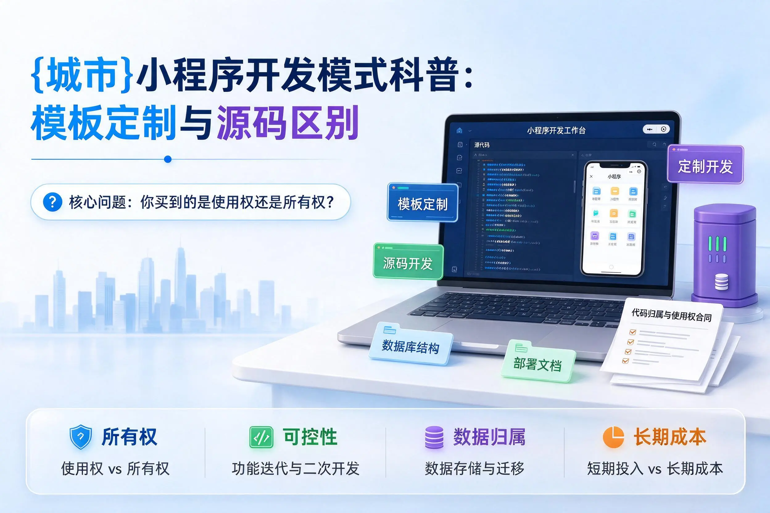 曲靖小程序开发模式科普：模板定制与源码区别