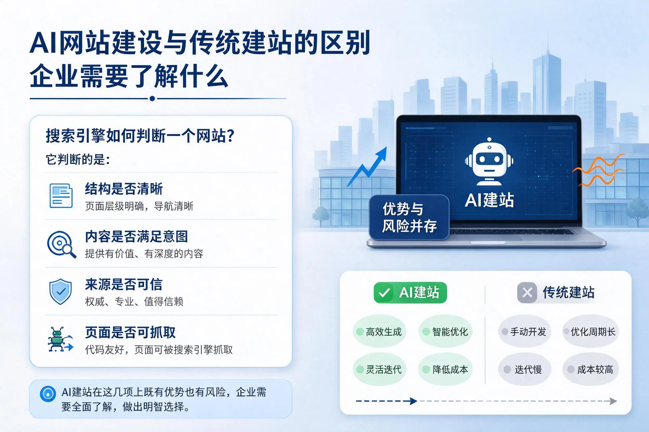 AI网站建设与传统建站的区别,曲靖企业需要了解什么