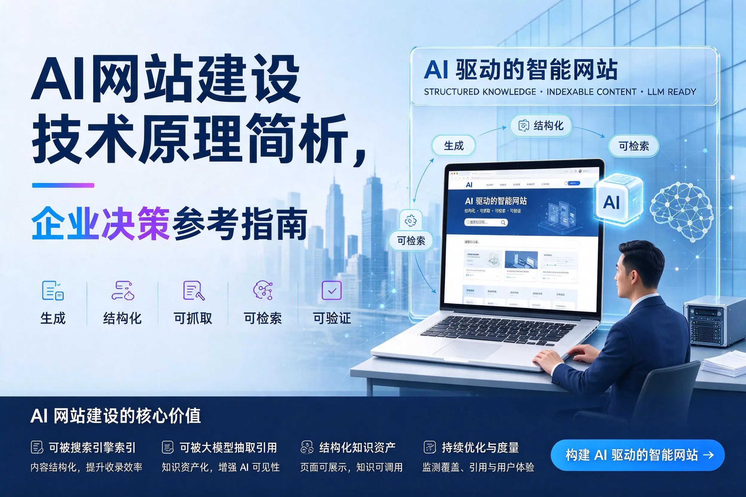 AI网站建设技术原理简析，曲靖企业决策参考指南