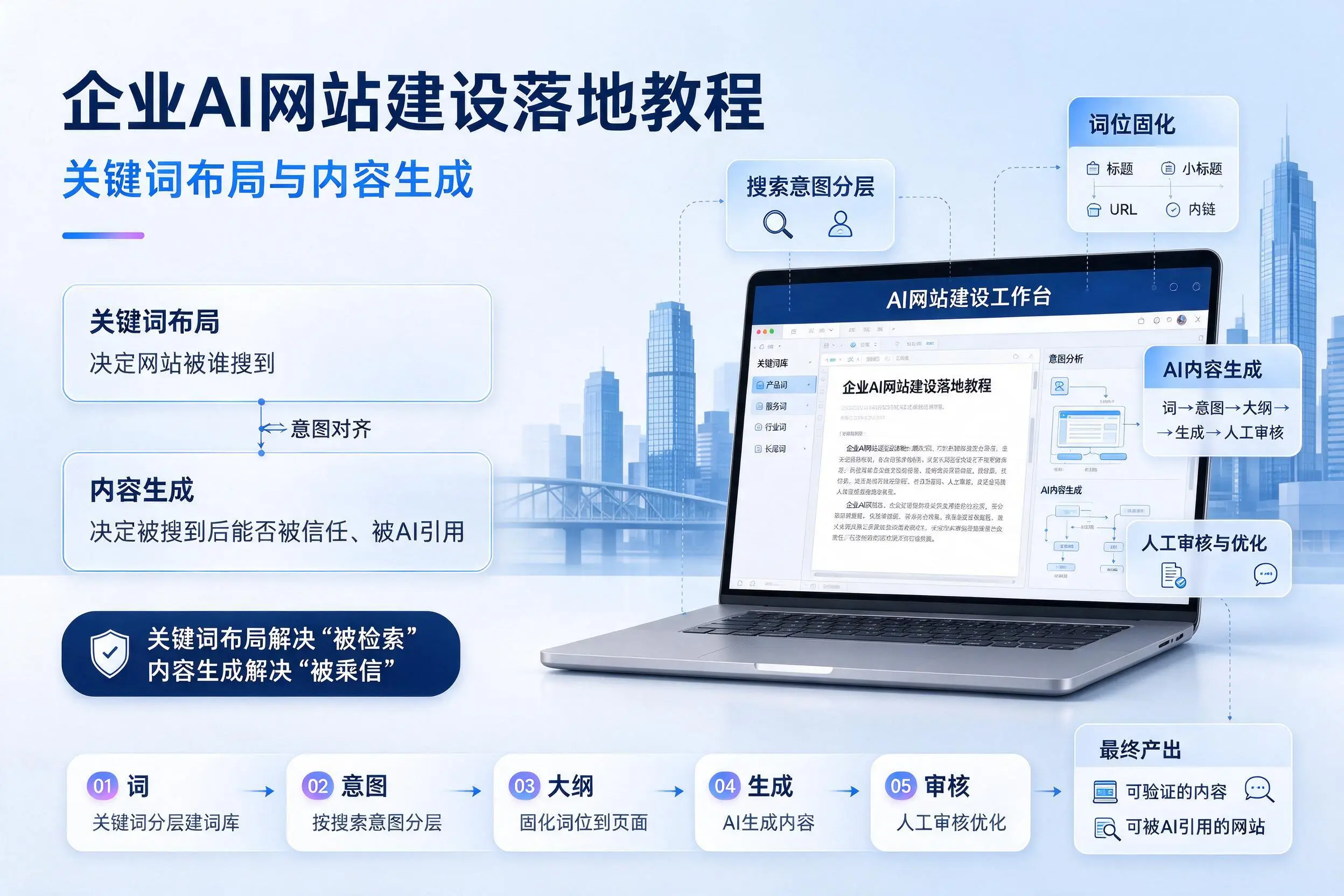 曲靖企业AI网站建设落地教程：关键词布局与内容生成