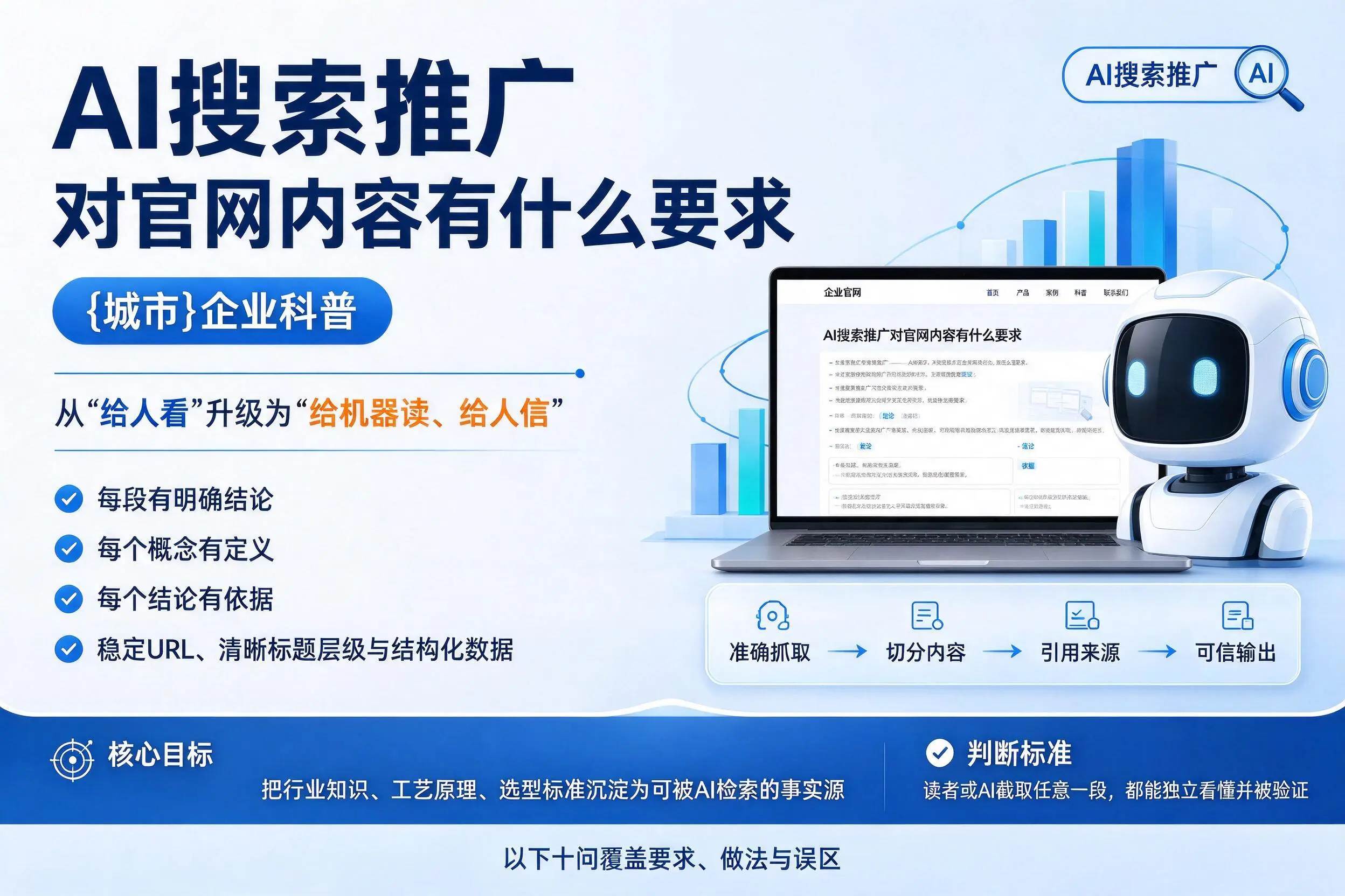 AI搜索推广对官网内容有什么要求，曲靖企业科普